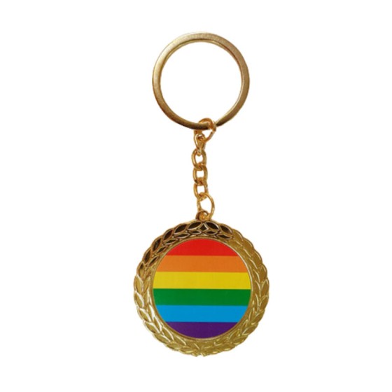 PRIDE - OKRAGLY BRELOCZEK Z FLAGA LGBT